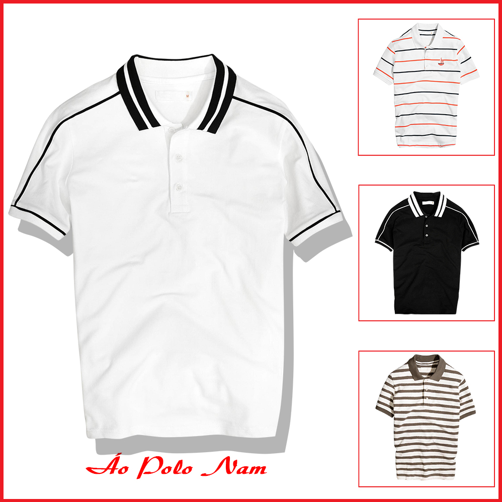 Áo Polo Nam Áo Thun Nam Ngắn Tay Cổ Bẻ Kiểu Dáng Hàn Quốc Trẻ Trung Mẫu Mới Hot Trend 2021 Thời Trang 4HER AO TOP NAM 90000158