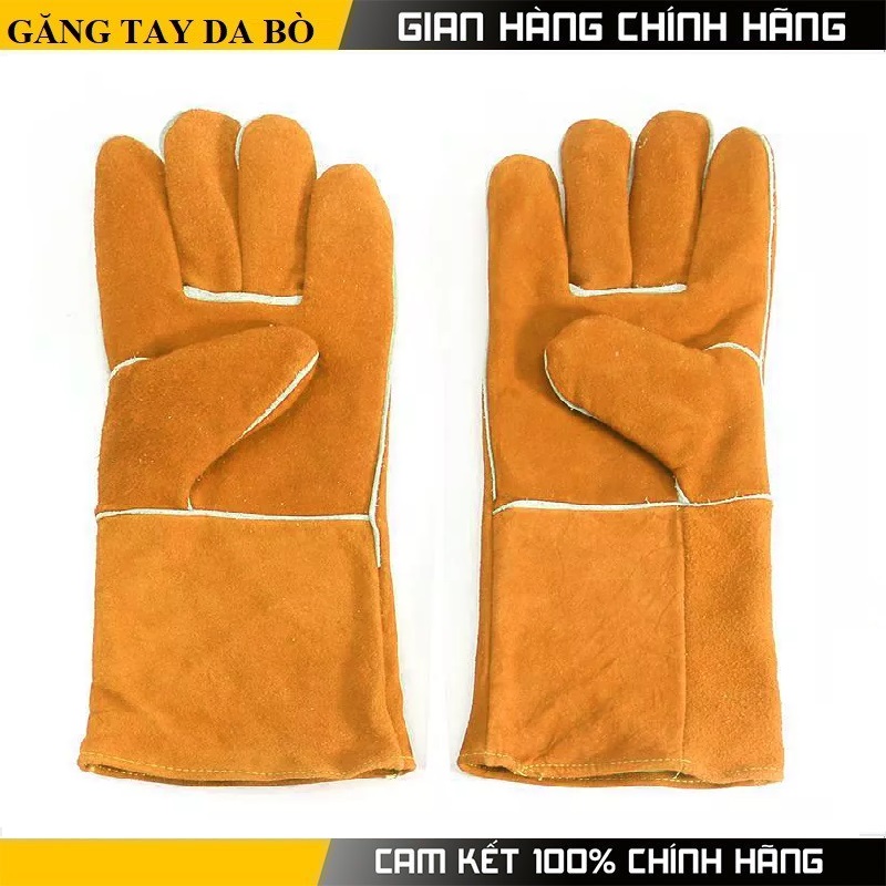 Găng tay da bò
