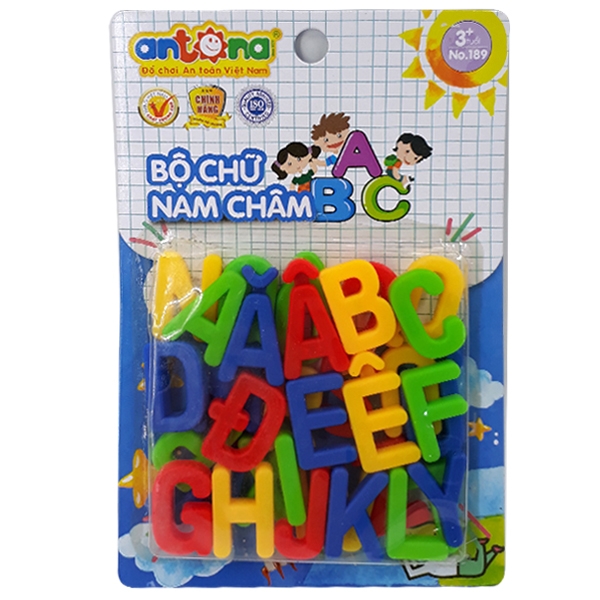 Bộ chữ nam châm abc