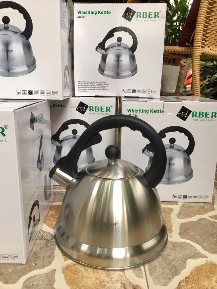 Ấm đun nước bếp từ - đun trên bếp từ, bếp gas, bếp điện