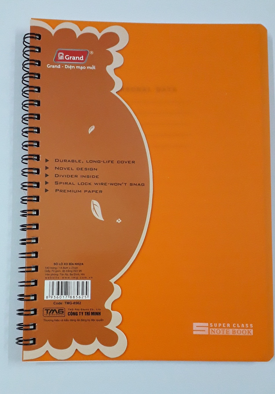Ombo 6 cuốn - sổ lò xo grand khổ a5