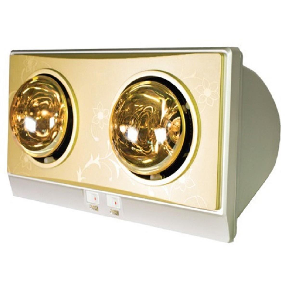 Đèn sưởi phòng tắm 2 bóng Milor ML6002 cao cấp