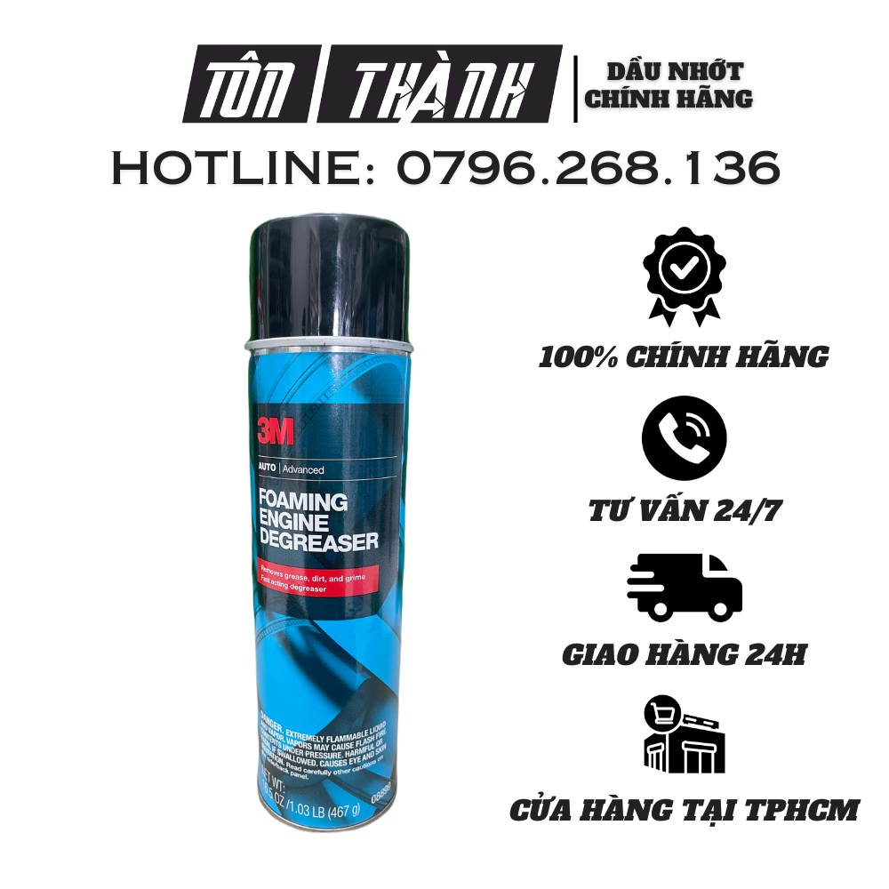    Hàng Chính Hãng 3M   Dung dịch vệ sinh động cơ khoang máy ô tô 3M 