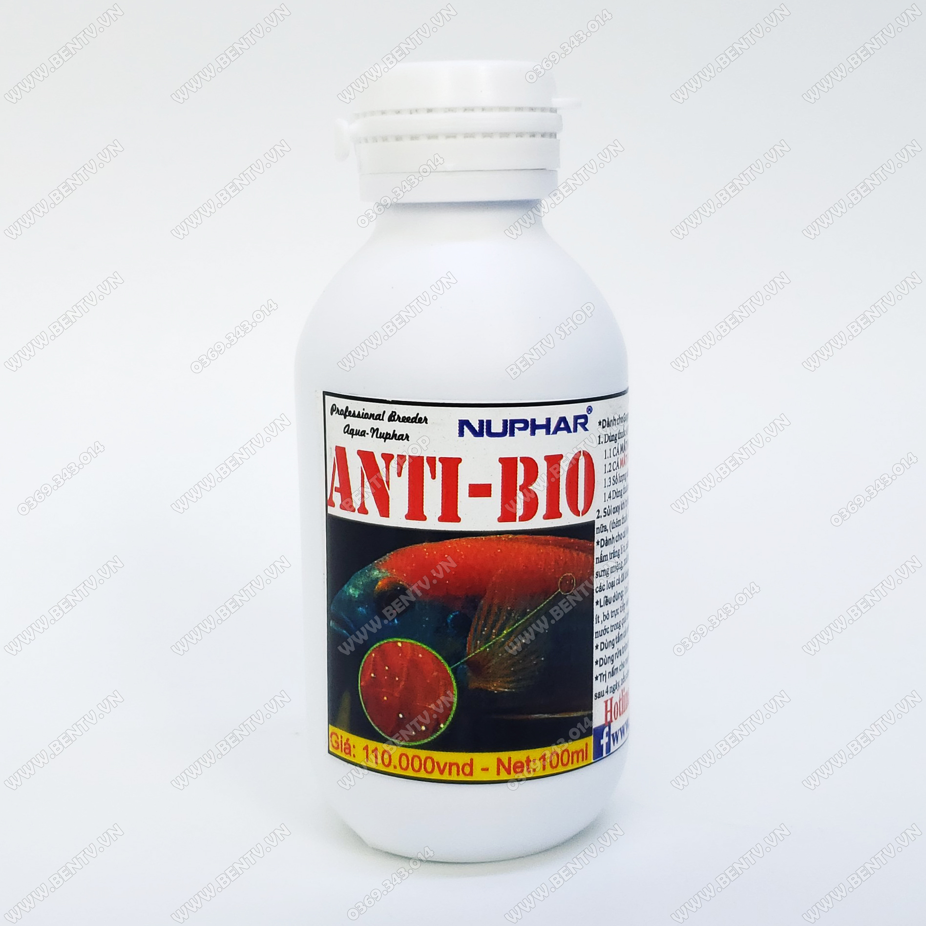 Nuphar ANTI BIO - Diệt Nấm, Mục Đuôi Cho Cá Cảnh