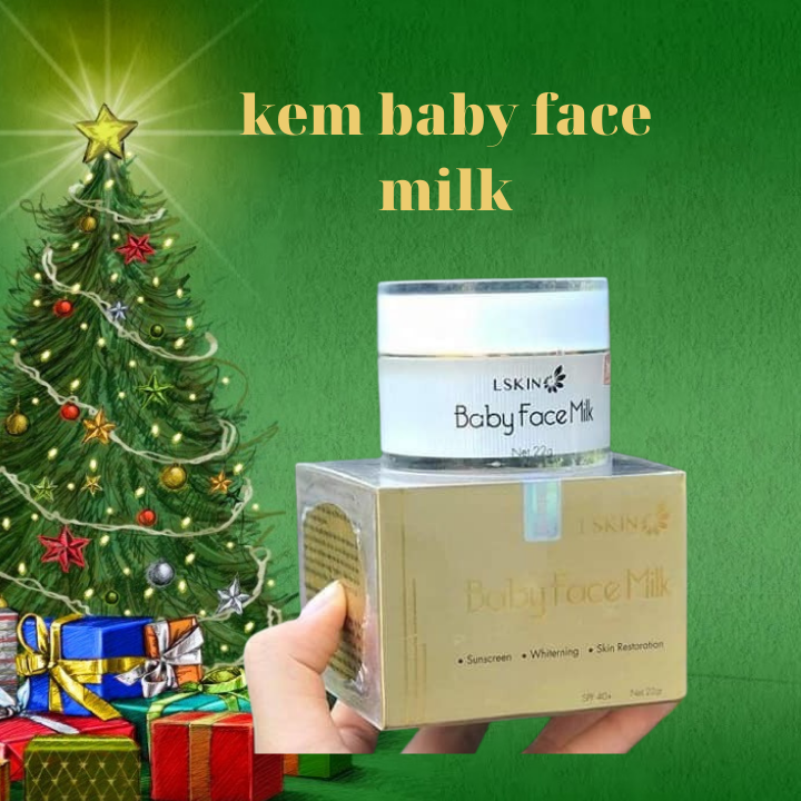 kem baby face milk (GIÁ HỦY DIỆT) face sữa giup dưỡng da căng bóng mịn màng,chống nắng cấp ẩm cho da