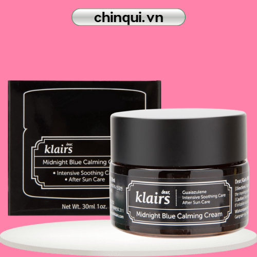 Kem dưỡng Dear Klairs làm dịu và phục hồi da Midnight Blue Calming Cream 30ml