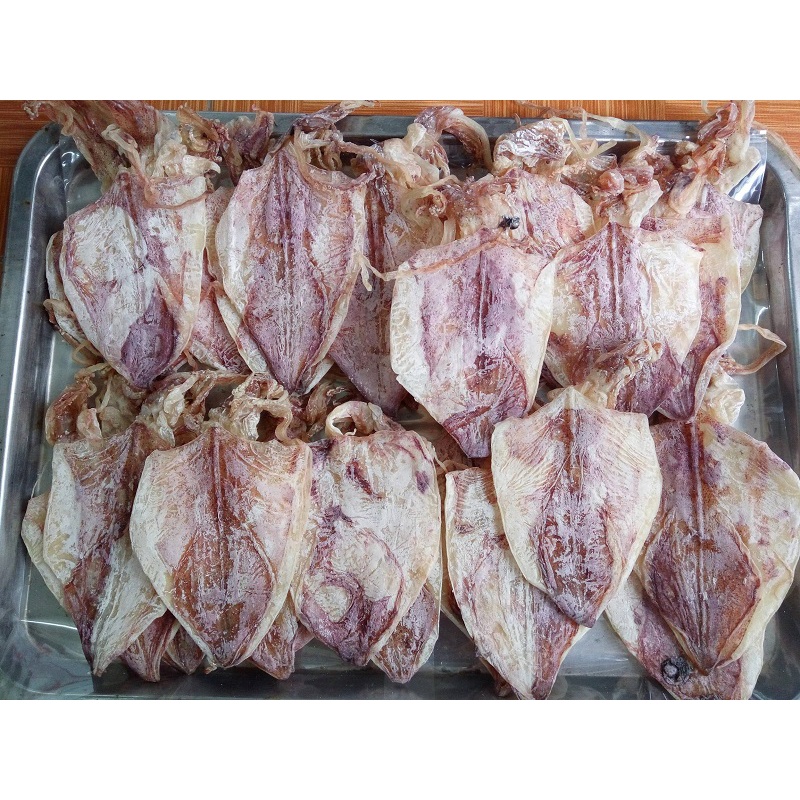 Mực khô câu nha trang khô mực ngon mềm ngọt cá mực khô size 1kg size 100 con
