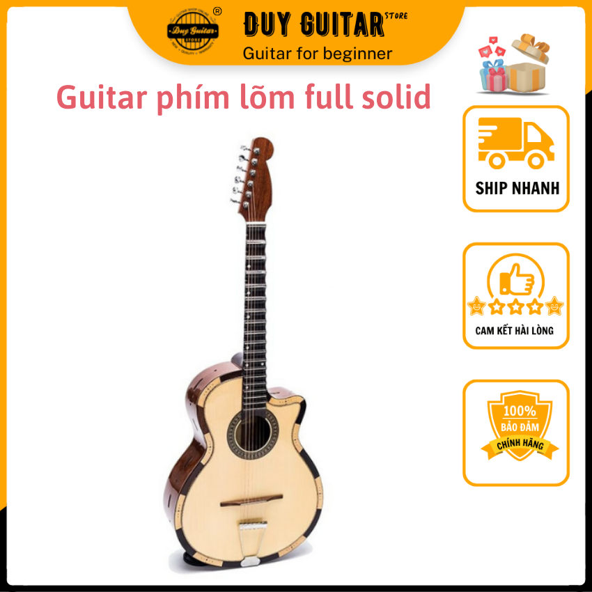 Đàn guitar phím lõm DVC350 ghitar cổ nhạc chất lượng cao Duy Guitar Store