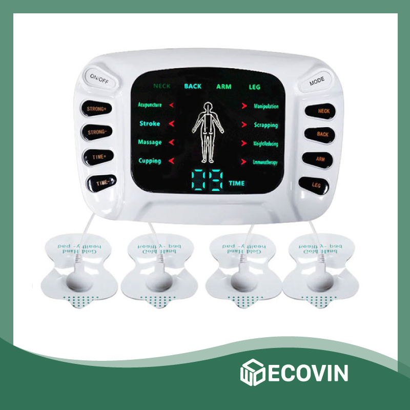 Máy xung điện, massage trị liệu, máy mát xa 8 miếng dán ytk - 309b