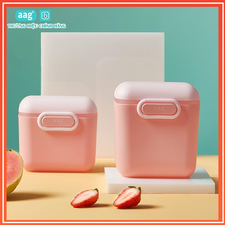 Hộp đựng sữa bột, hộp đựng đồ ăn dặm 230g - 320g cao cấp an toàn tiện lợi AAG 628-629, hộp đựng kín tuyệt đối sử dụng nhựa PP cao cấp