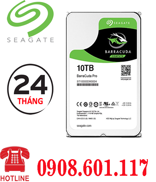 Ổ cứng chuyên dụng 10tb seagate skyhawk st10000vx0004
