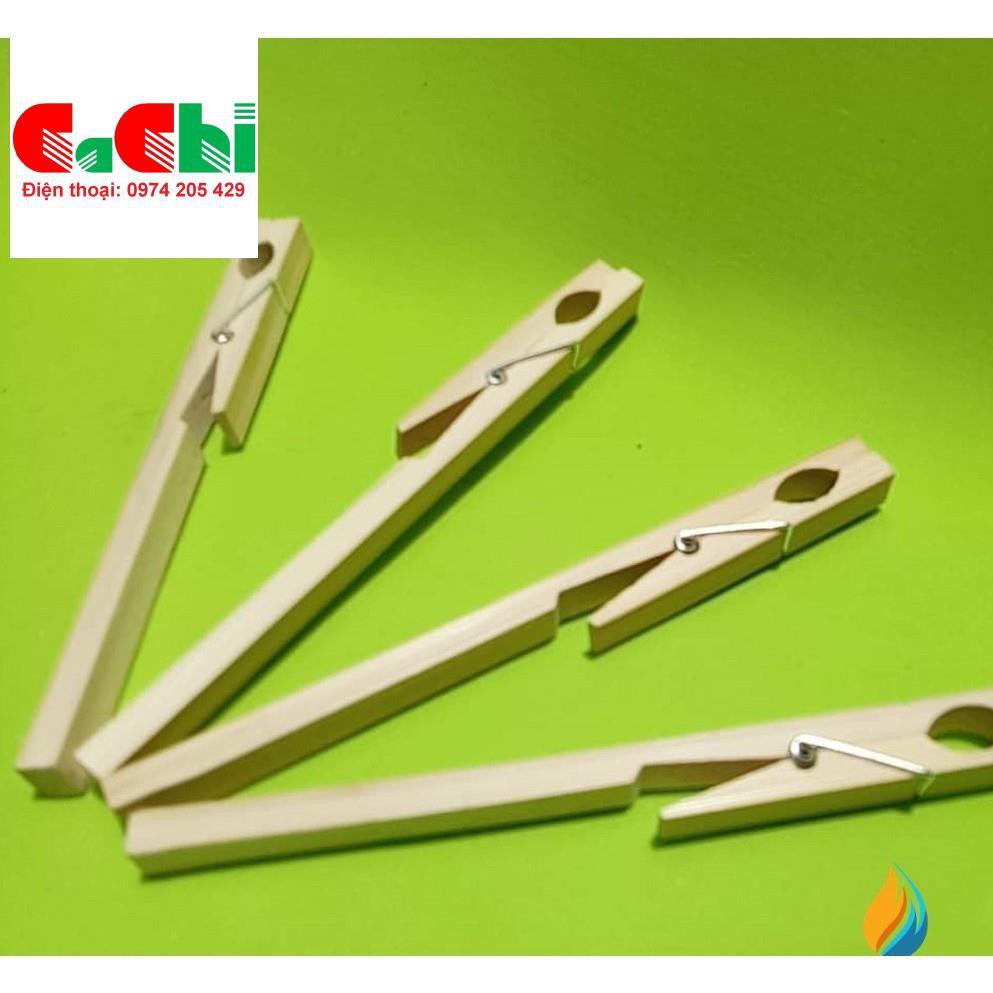 Kẹp ống nghiệm gỗ - dụng cụ thí nghiệm