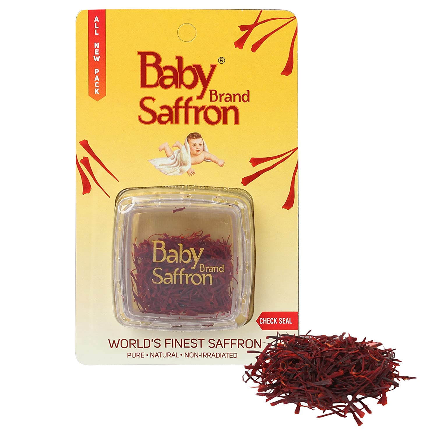 combo 5 hộp 5gr nhụy hoa nghệ tây baby saffron ấn độ, loại thượng hạng 1