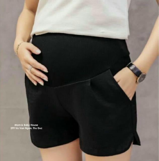 Quần Short đũi bầu chất siêu thoáng mát,có dây chun điều chỉnh, dễ mix đồ