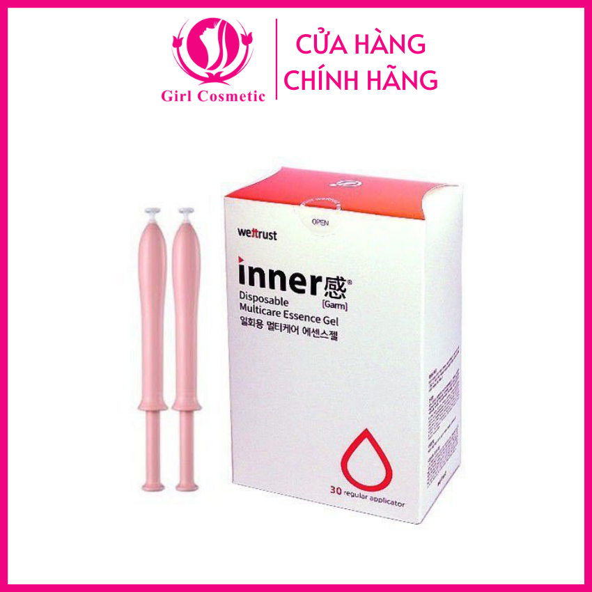 [5 đũa] Đũa Thần Inner Gel Wettust Hàn Quốc - Dung Dịch Vệ Sinh Phụ Nữ Đa Năng Giúp Sạch Viêm Nhiễm, Khí Hư, Giúp Cô Bé Hồng Hào Se Khít