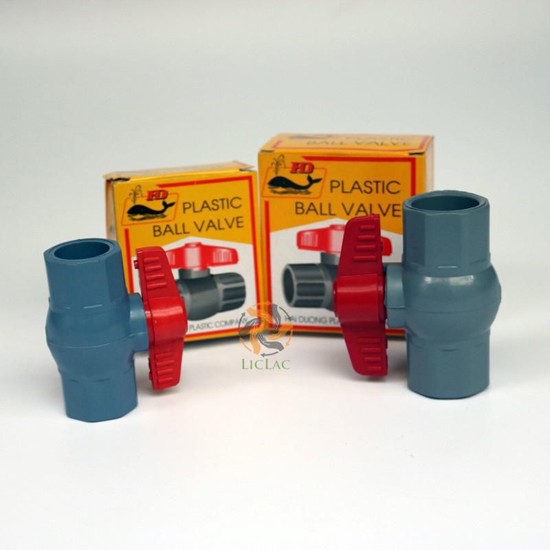 Van Khóa Nước Nhựa PVC, Van Khóa Ống Nước Hải Dương (Sản Xuất Tại Việt Nam) - Chợ Lớn Giá Sỉ