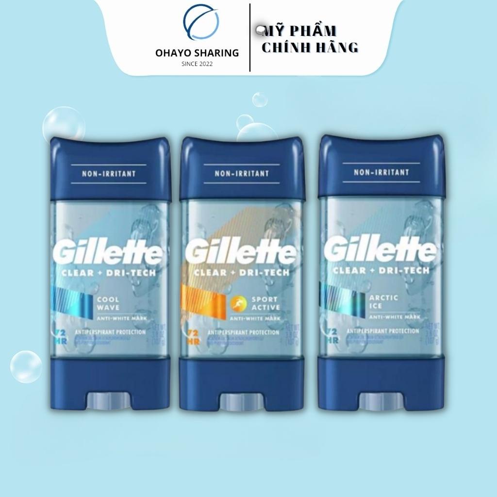 Lăn khử mùi nam 48h dạng gel gillette 107g