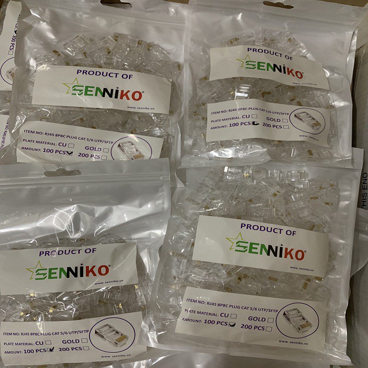 Túi hạt mạng senniko 100 hạt