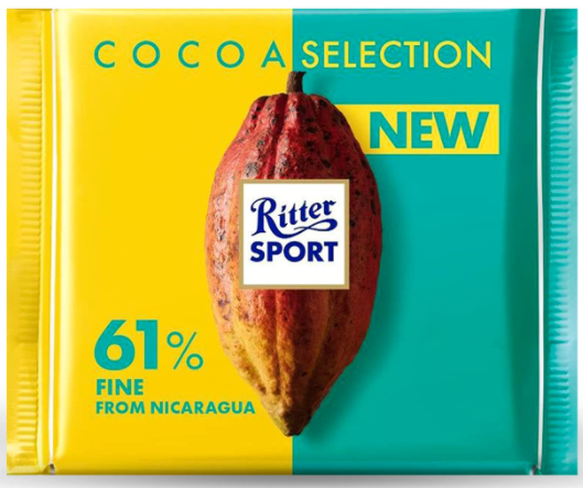 61 Nicaragua Chocolate Ritter Sport, great taste
