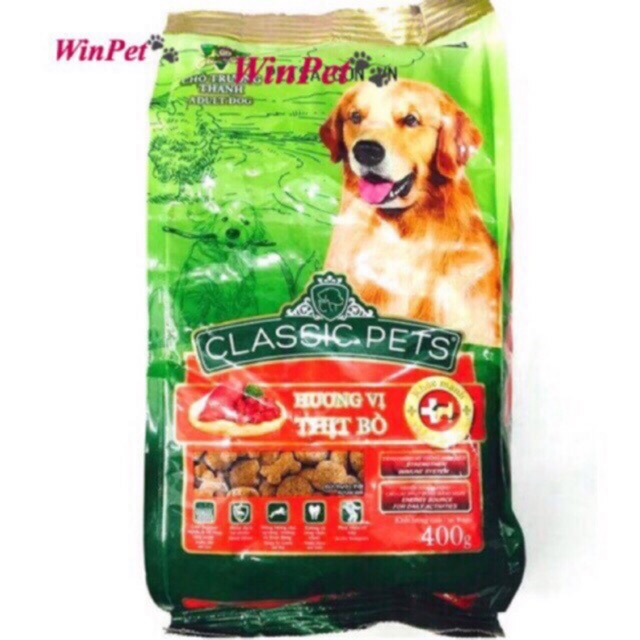 Bao 50 gói thức ăn chó lớn classic pet, sản phẩm tốt, chất lượng cao, cam kết như hình, độ bền cao, xin vui lòng inbox shop để được tư vấn thêm về thông tin
