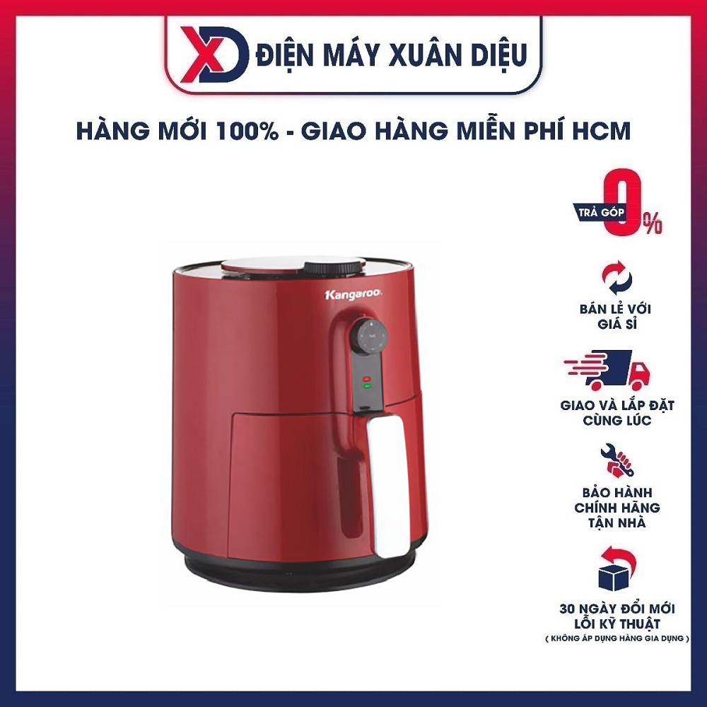 Nồi chiên không dầu Kangaroo KG35F2 - Công nghệ đốt nóng chân không