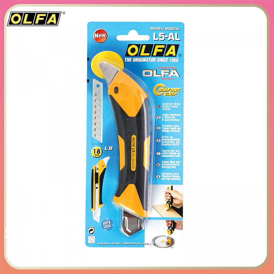 Dụng cụ cắt nhật bản olfa l5-al cắt chất liệu dày