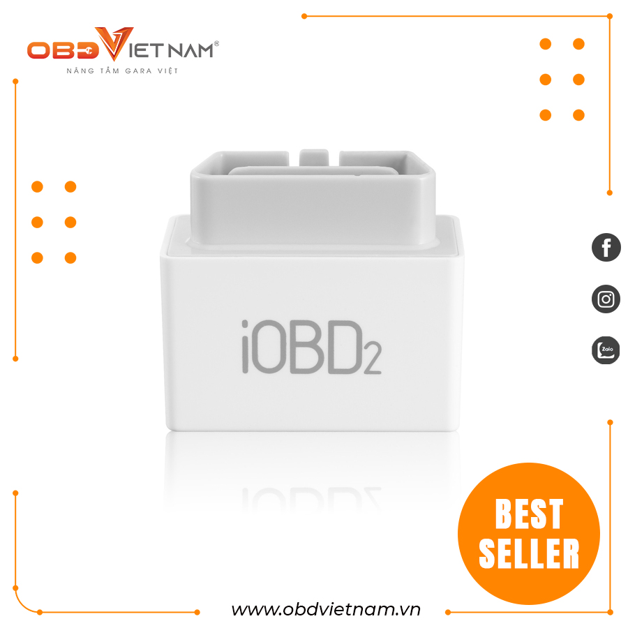[HCM]Thiết bị chẩn đoán đa năng iOBD 2 Bluetooth
