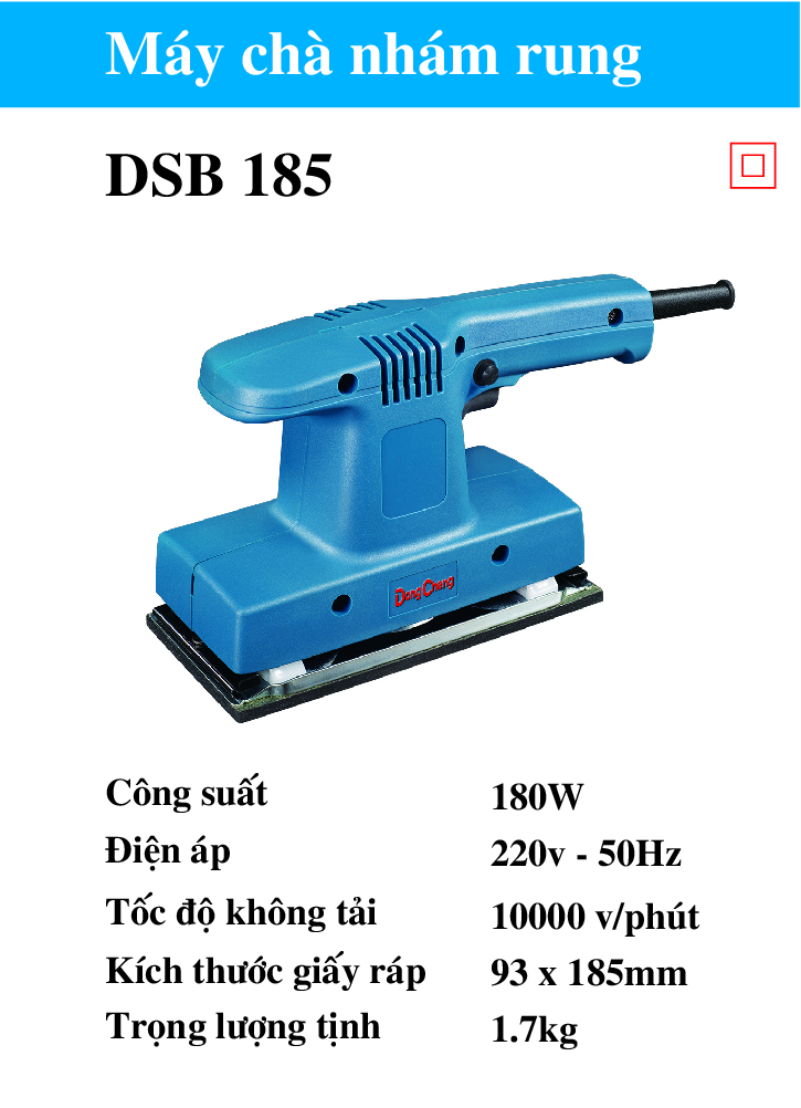 ??hàng nội địa??máy chà nhám rung dsb 185 dongcheng 180w - chính hãng dongcheng
