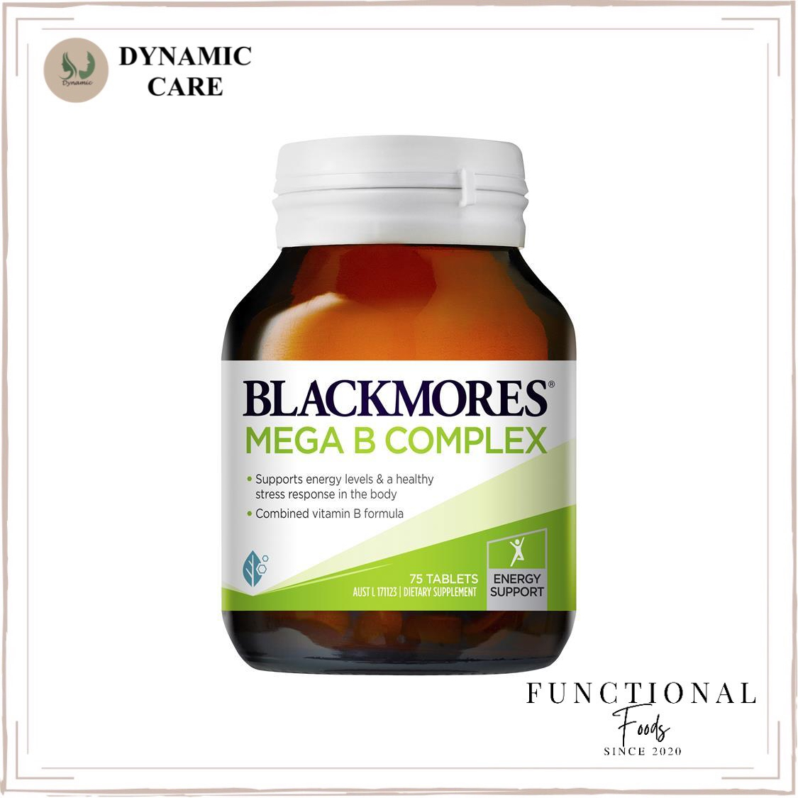 Viên uống bổ sung vitamin nhóm b Blackmores mega B complex 31 viên và 75 viên của Úc