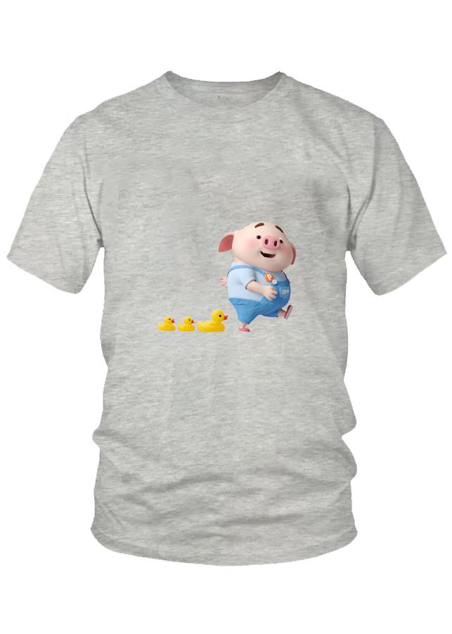 Áo thun nam cao cấp in hình họa tiết Heo Con Mẫu 8 (Đủ màu)