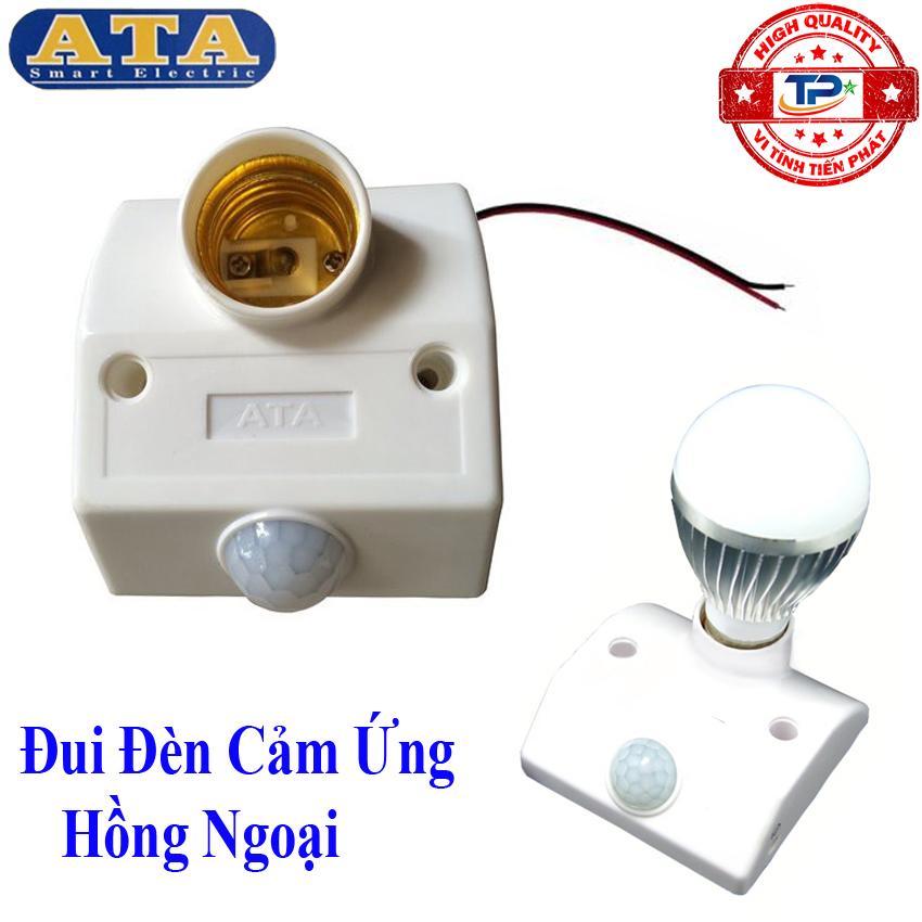 Đui đèn Cảm Ứng Hồng Ngoại hiệu ATA AT-18A - tự động bật sáng khi có người đến gần thắp sáng hoặc báo trộm thông minh