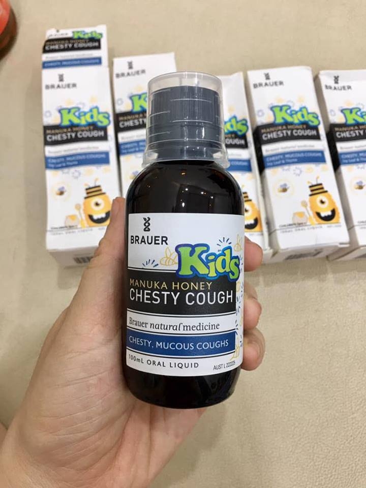 _ siro ho long đờm brauer kids chesty 100ml cho bé