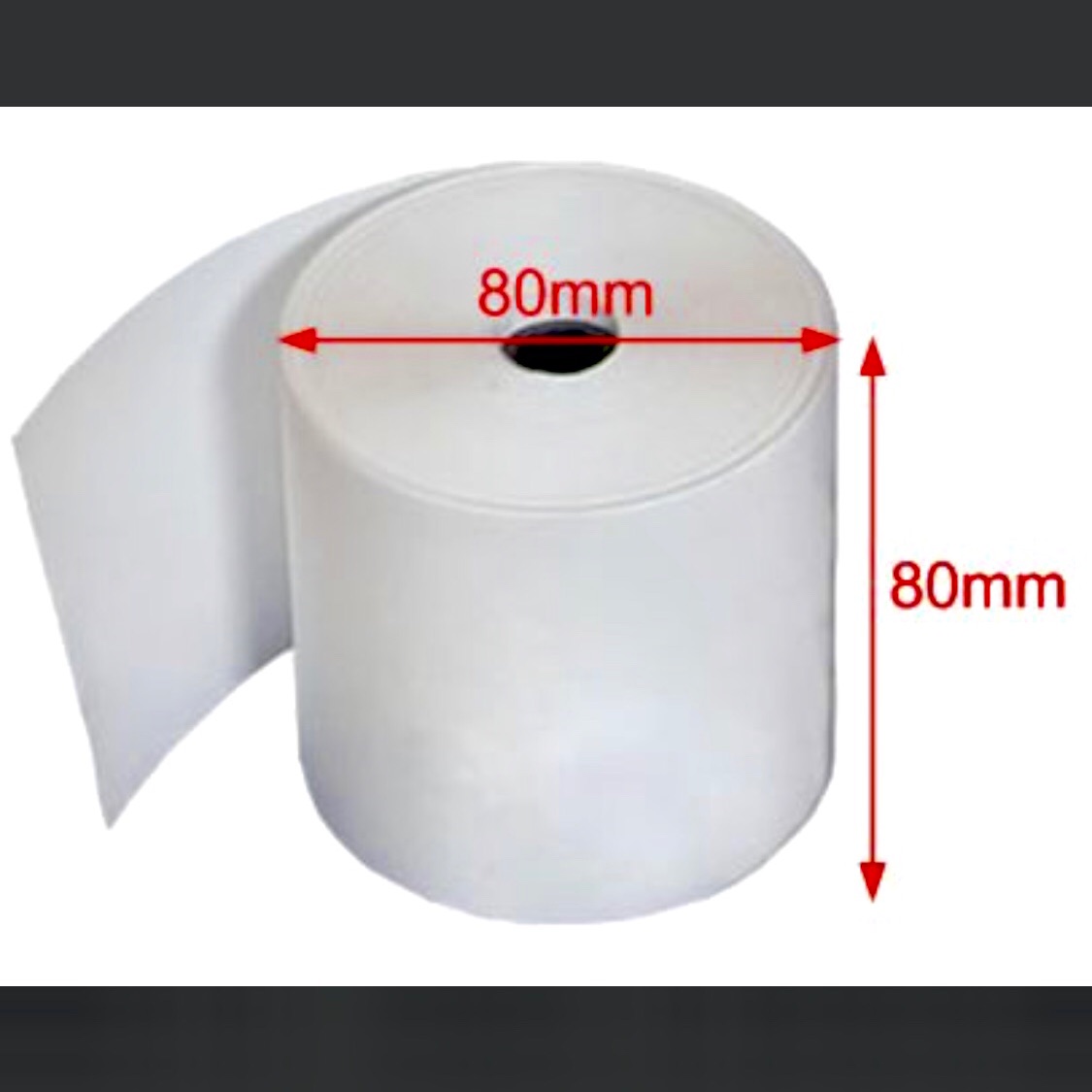 [HCM]Giấy in nhiệt - Giấy in bill - khổ K80 (80x80mm)