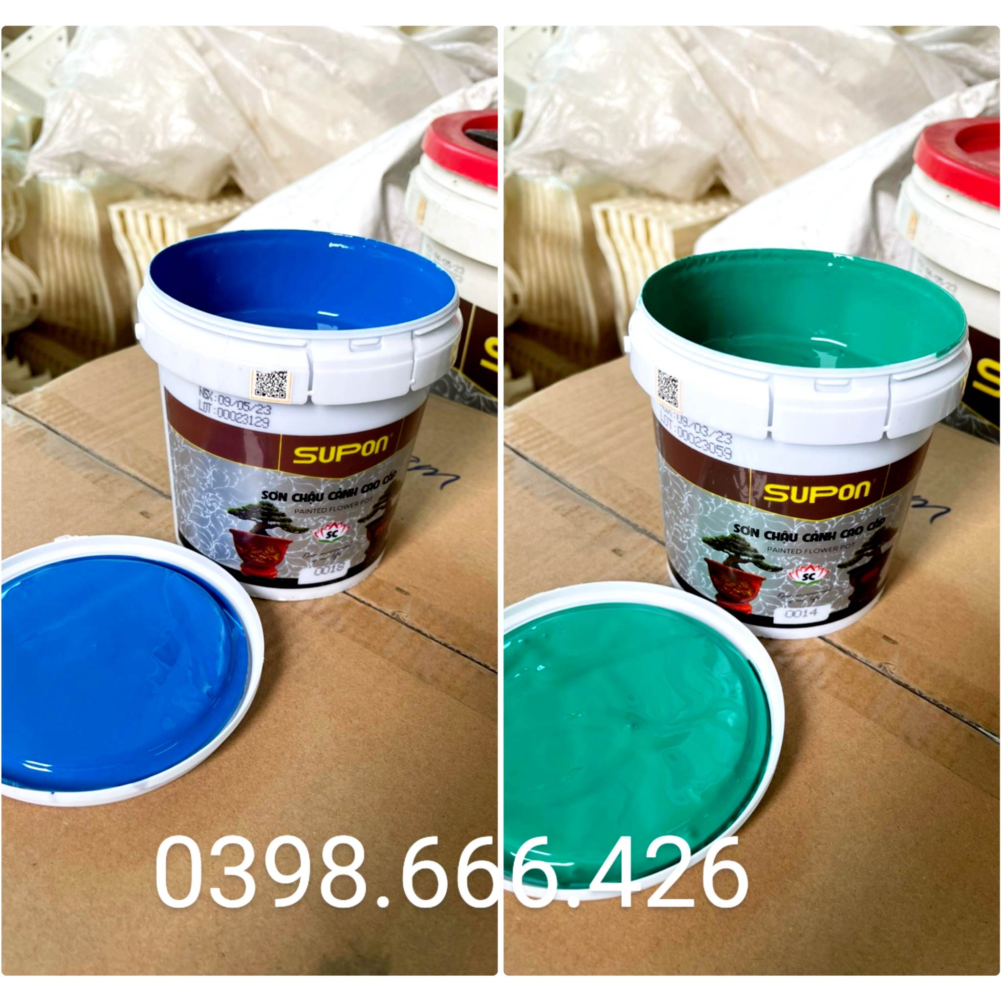 Sơn chậu cảnh cao cấp ,giá rẻ đậm đặc ,sơn gốc nước , hệ sơn bán bóng