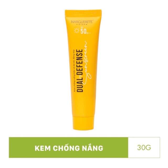 Kem chống nắng vật lý Narguerite Dual Defense SPF PA 50+++ (30G)