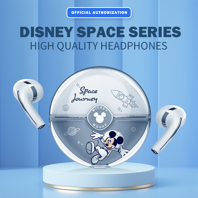 Tai nghe Bluetooth Tai nghe không dây Disney Space Điều khiển cảm ứng và âm thanh vòm âm thanh nổi cho nhiều thiết bị