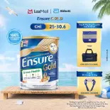 [CHỈ 25-30.06 QUÀ TẶNG CHO ĐH 1500K/2500K-SLCH] Lon sữa bột Ensure Gold Green Health 800g