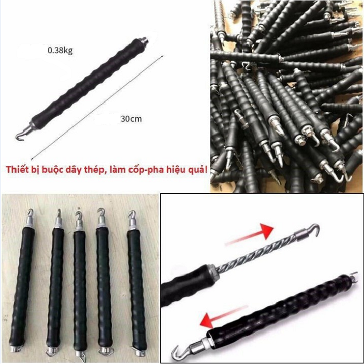 Móc xoay thép - móc buộc thép - móc buộc thép xây dựng - móc thép