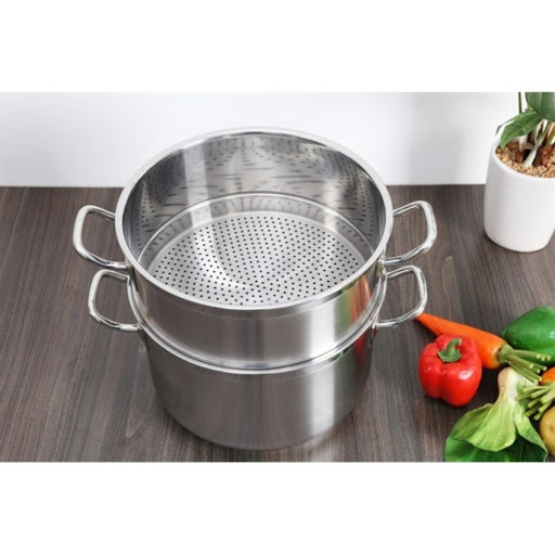 Bộ nồi và xửng hấp inox - Nắp Kính