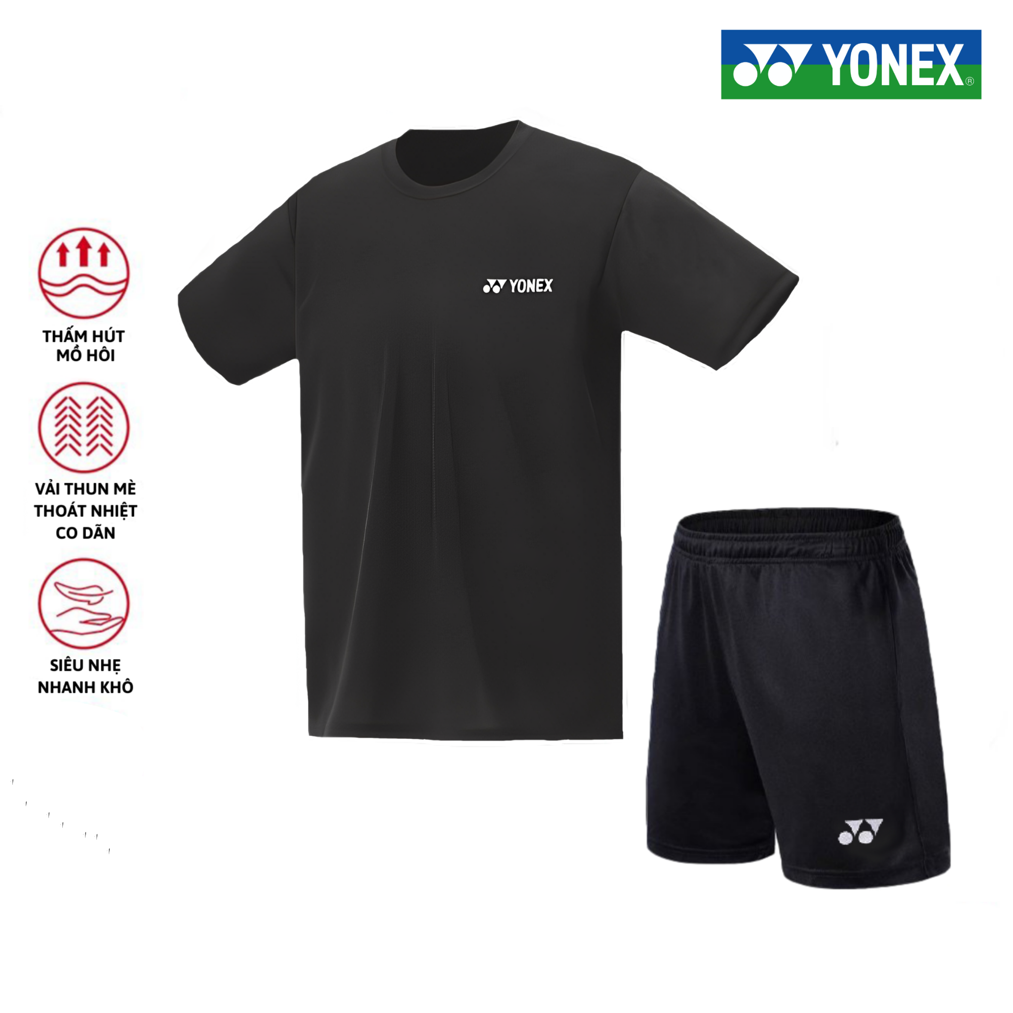 Áo cầu lông, quần cầu lông Yonex chuyên nghiệp mới nhất sử dụng tập luyện và thi đấu cầu lông T31
