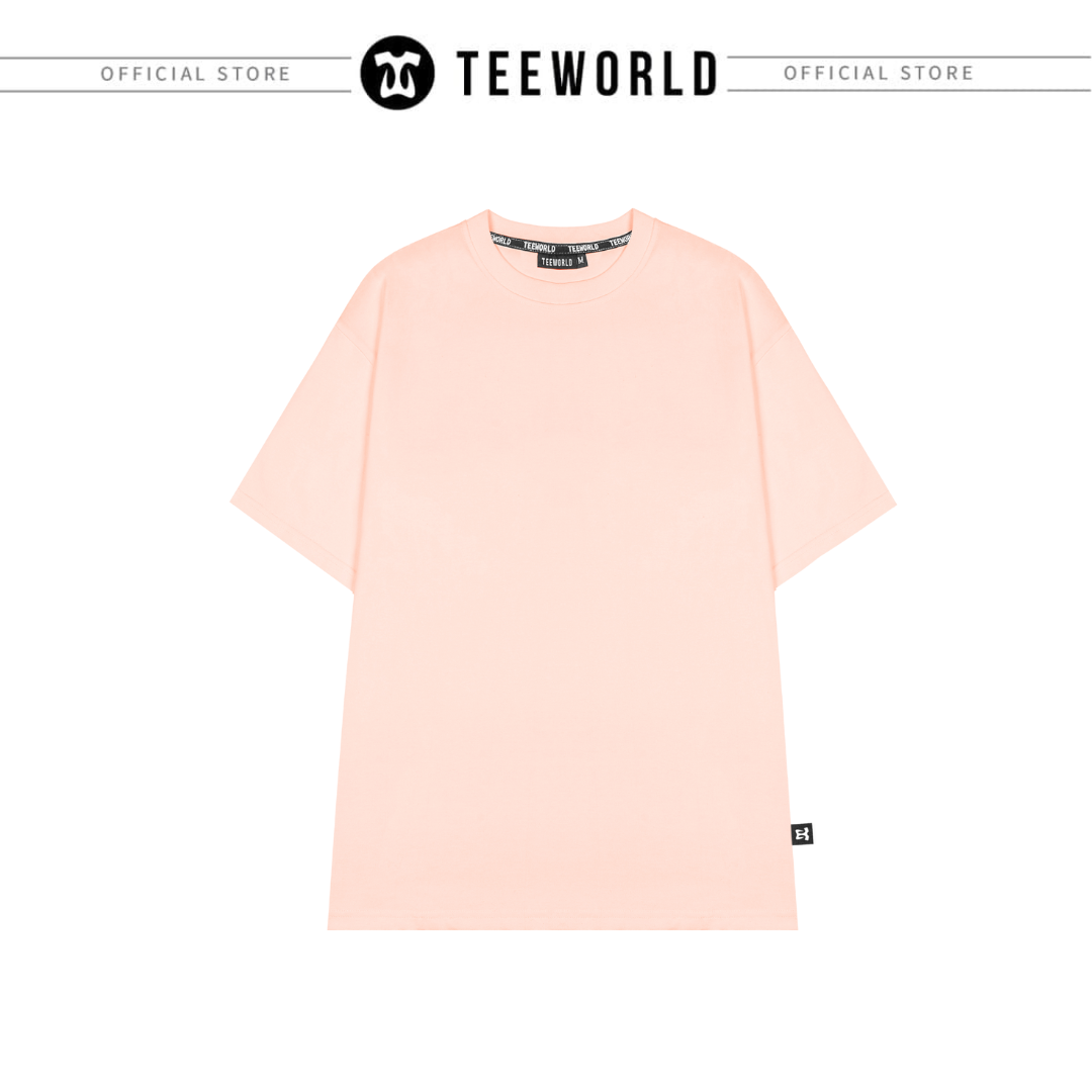 Áo thun Teeworld Basic Pink T-shirt Tay Lỡ Nam Nữ Form Rộng Unisex