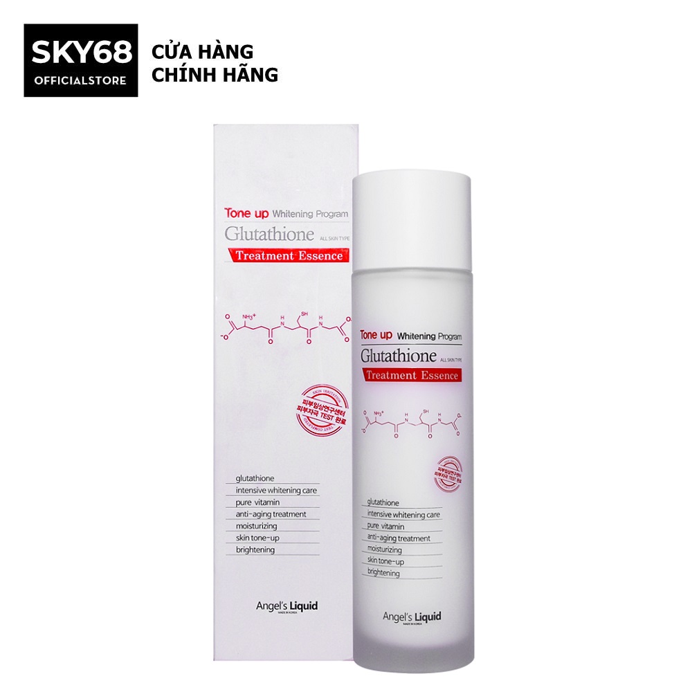 Nước Thần" Giúp Trắng Da, Làm Mờ Thâm Angel's Liquid Tone Up Whitening Program Treatment Essence 150ml