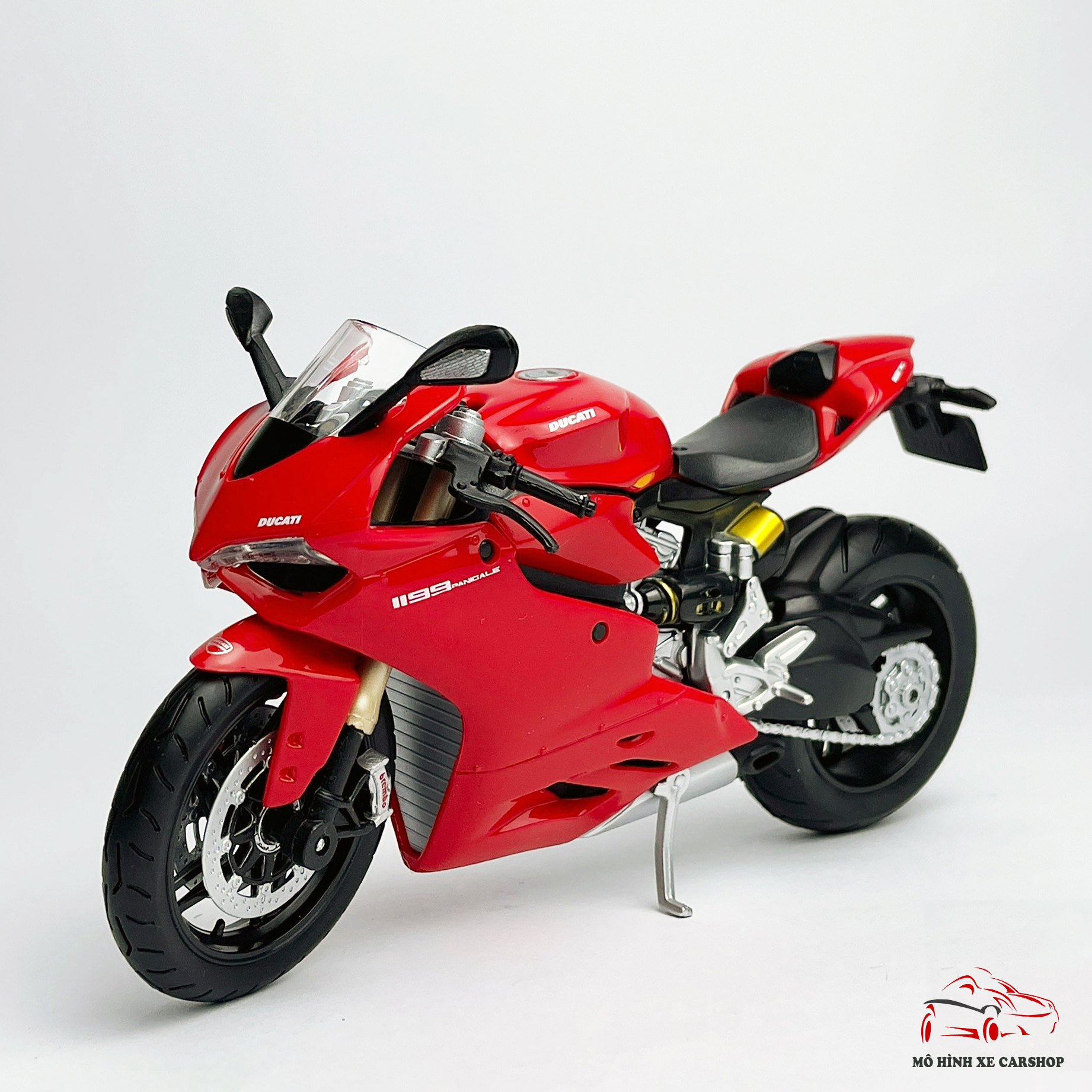 Mô hình xe mô tô Ducati Panigale V4 118 Bburago MH 18 51000   banmohinhtinhcom