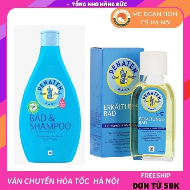 Sữa tắm gội Penaten 400ml của Đức cho bé từ sơ sinh chống cảm cho bé đặc biệt cho da nhạy cảm chiết xuất thiên nhiên tinh dầu tràm an toàn cho trẻ nhỏ