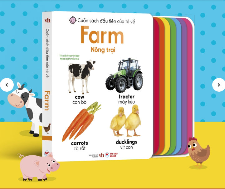 Cuốn sách đầu tiên của tớ về (Song ngữ Anh - Việt)- Farm – Nông trại