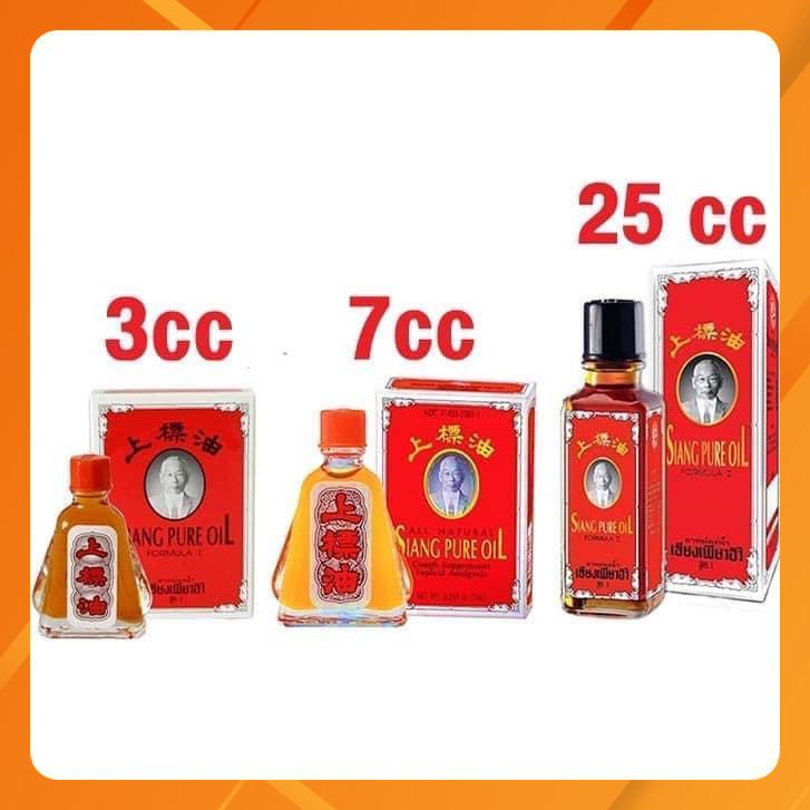 Dầu ông già siang pure thái lan 3cc, 7cc, 25cc