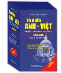 Từ Điển Anh - Việt 340.000 Mục Từ Và Định Nghĩa (Bìa Mềm)