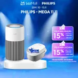 Máy Lọc Không Khí Philips AC2220/10| bộ lọc Hepa nanoprotect|109m2| lọc 99.9%virus| app Air+ - Hàng Chính Hãng