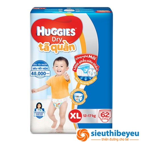 Bỉm quần huggies xl62