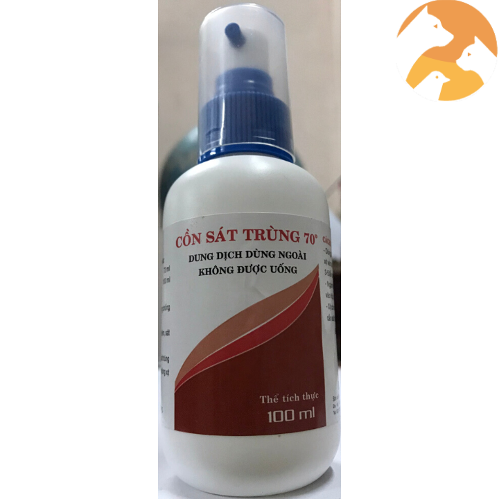 Cồn sát trùng 70°- Xịt rửa tay khô, khử trùng đồ vật